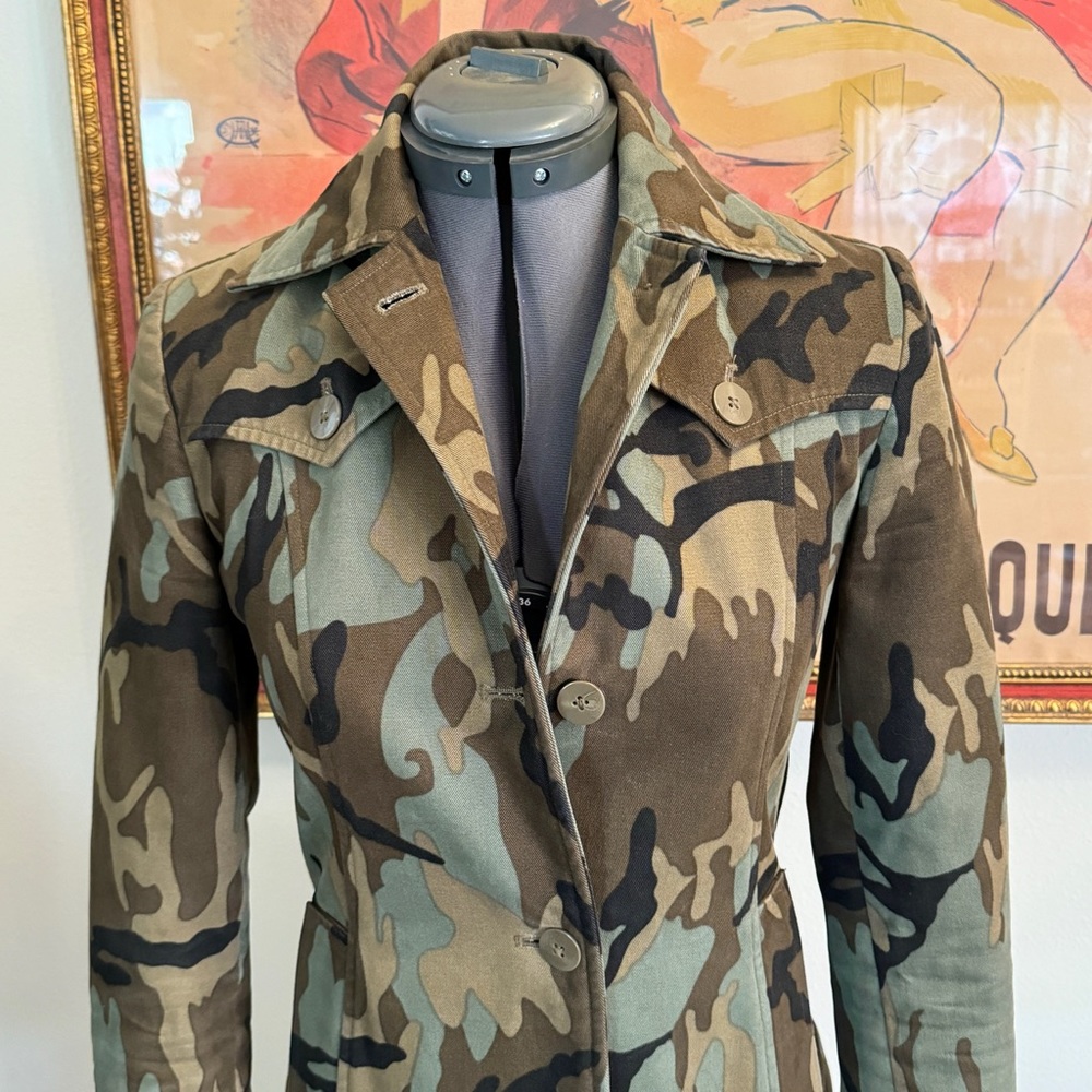Esprit Vintage Camouflage Coat - Picture 5 of 10